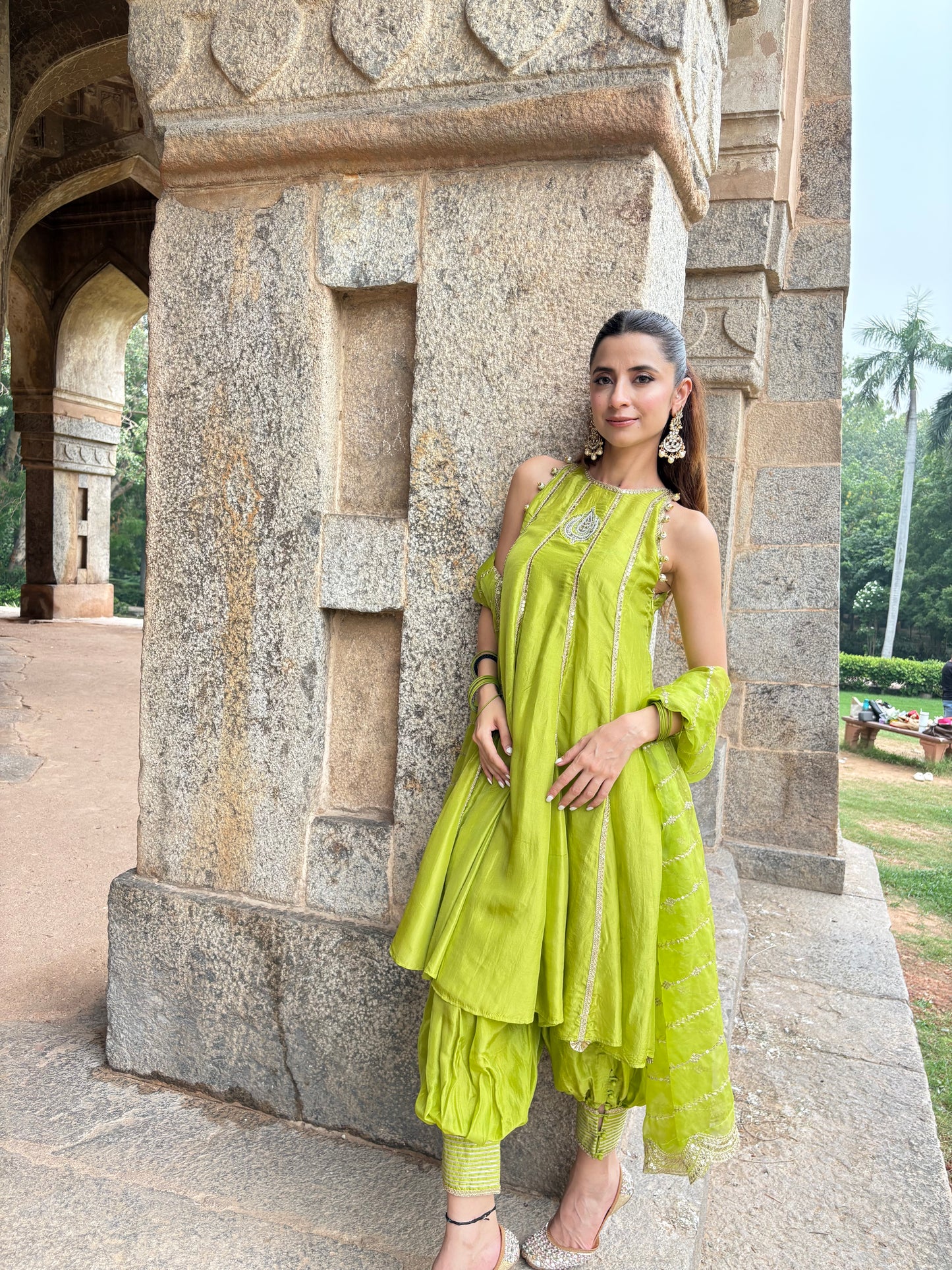 Mehr- Green Suit Set
