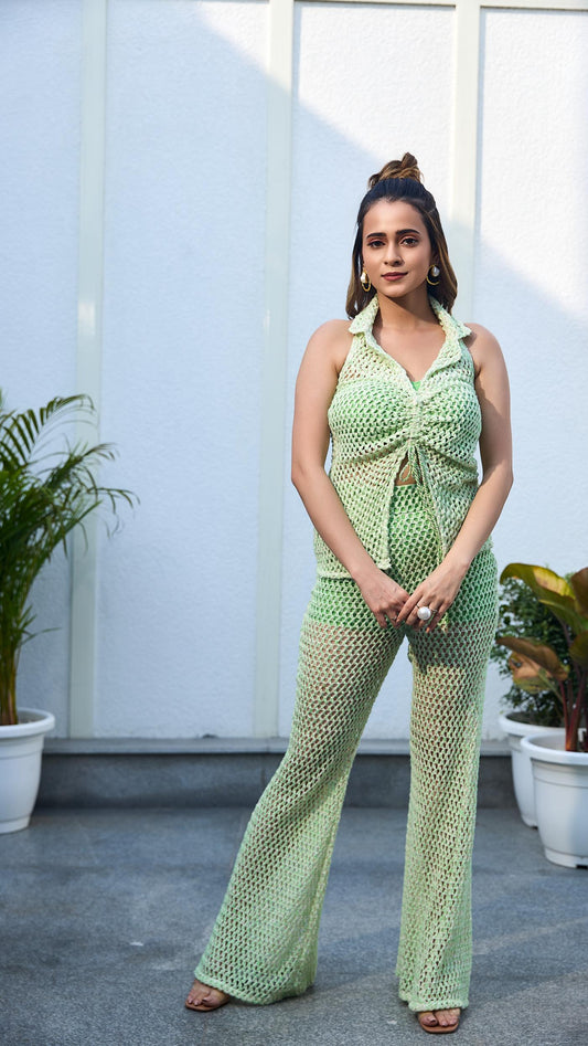 Emerald Crochet Co-Ord Set