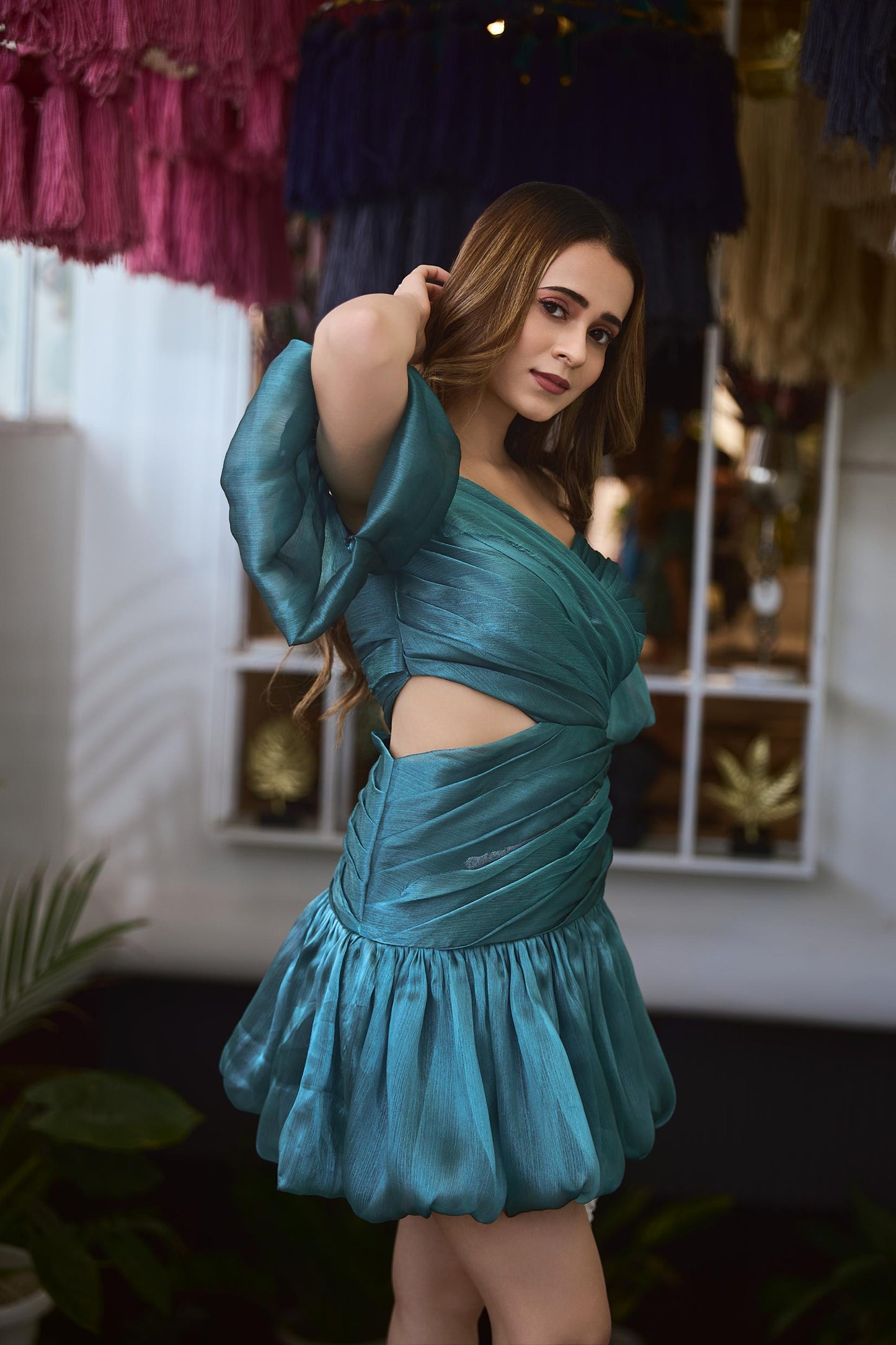 Metallic Party Dress