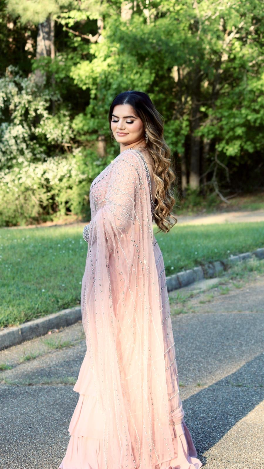 Rosé Glow Drape