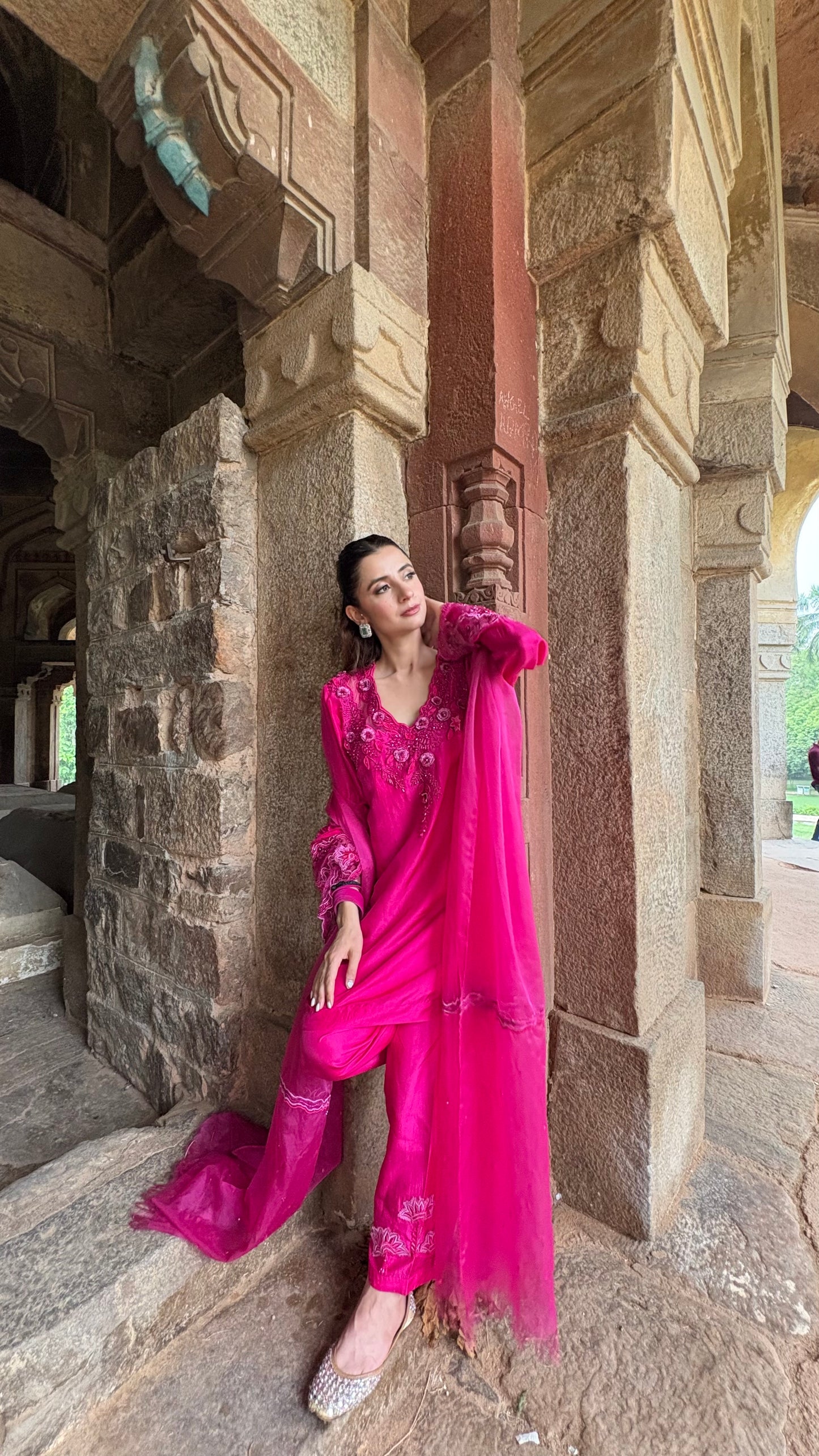 Gulaabo- Rani Pink Suit Set