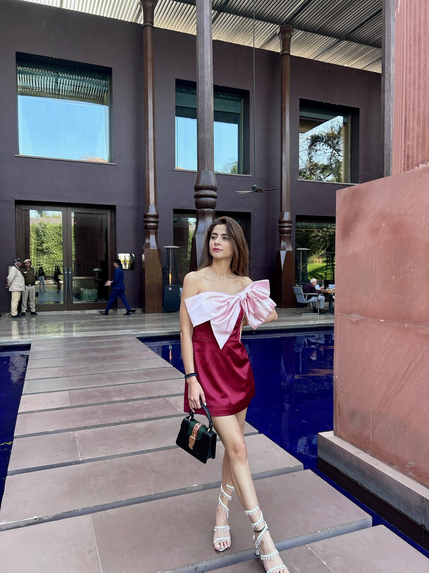 Scarlet bow dress