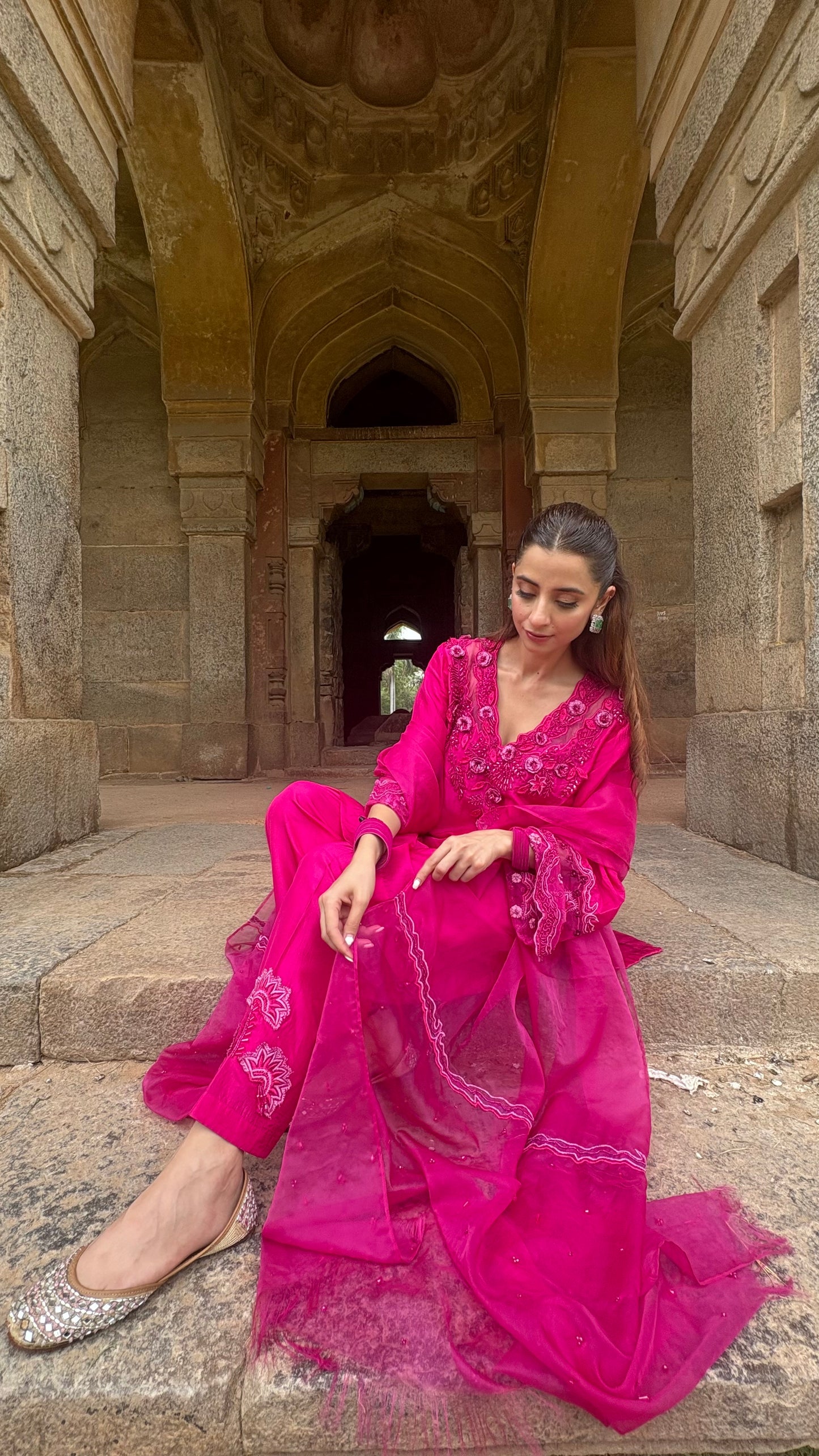 Gulaabo- Rani Pink Suit Set