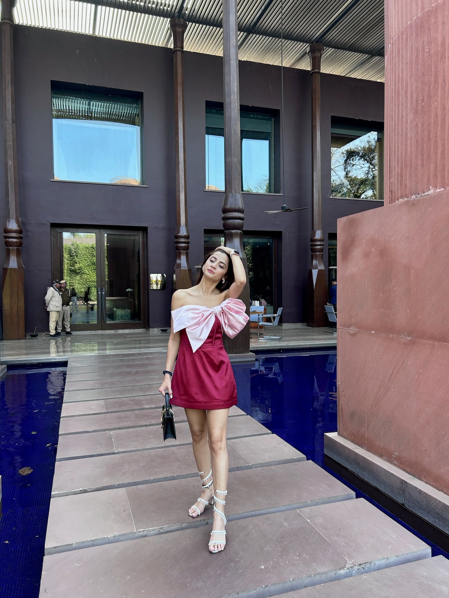 Scarlet bow dress