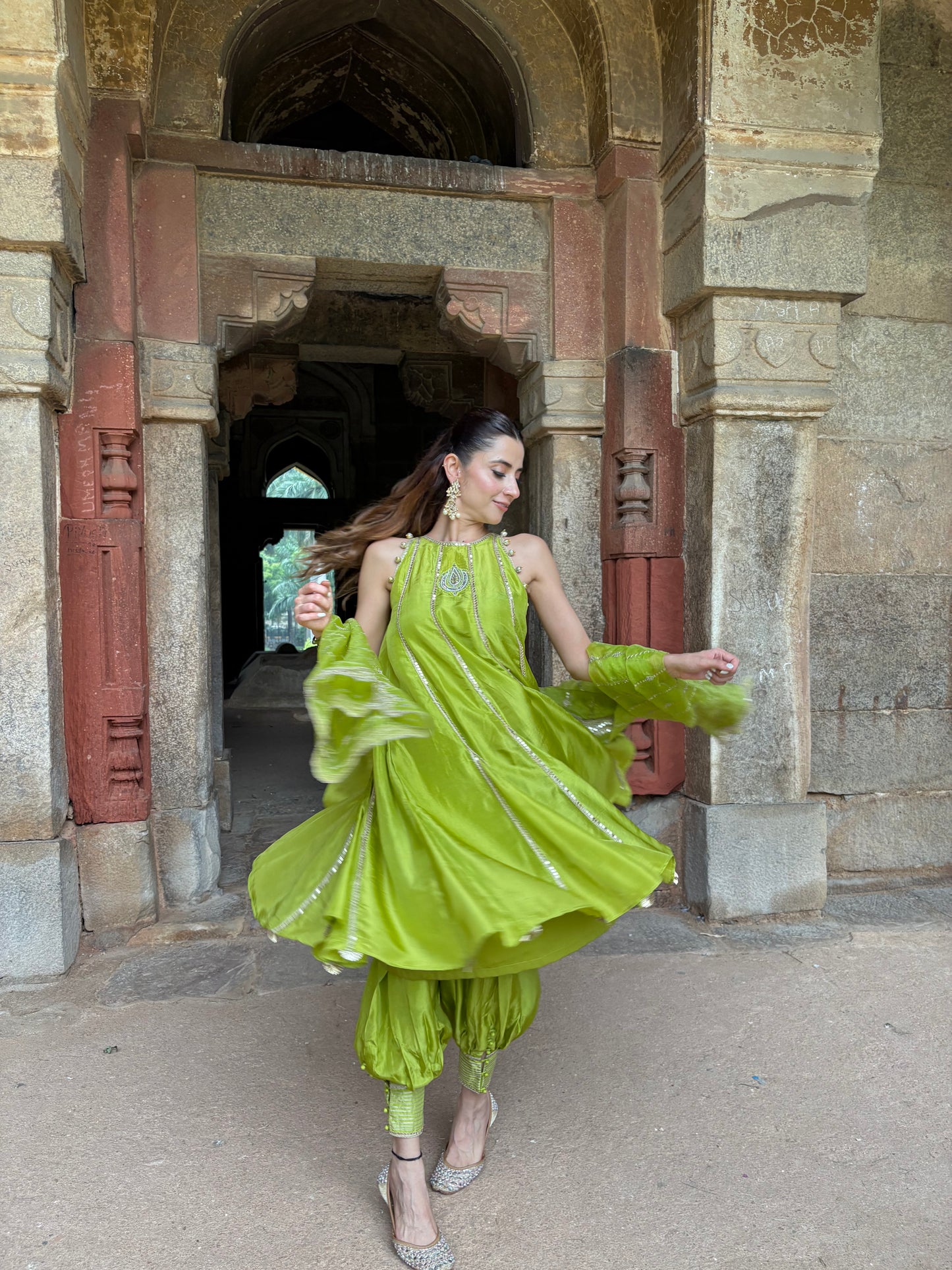 Mehr- Green Suit Set