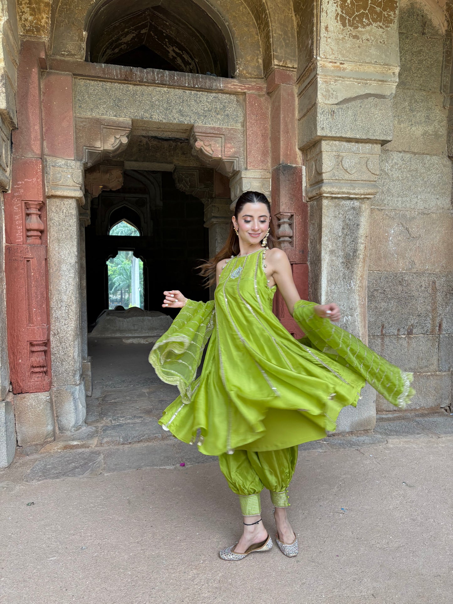 Mehr- Green Suit Set
