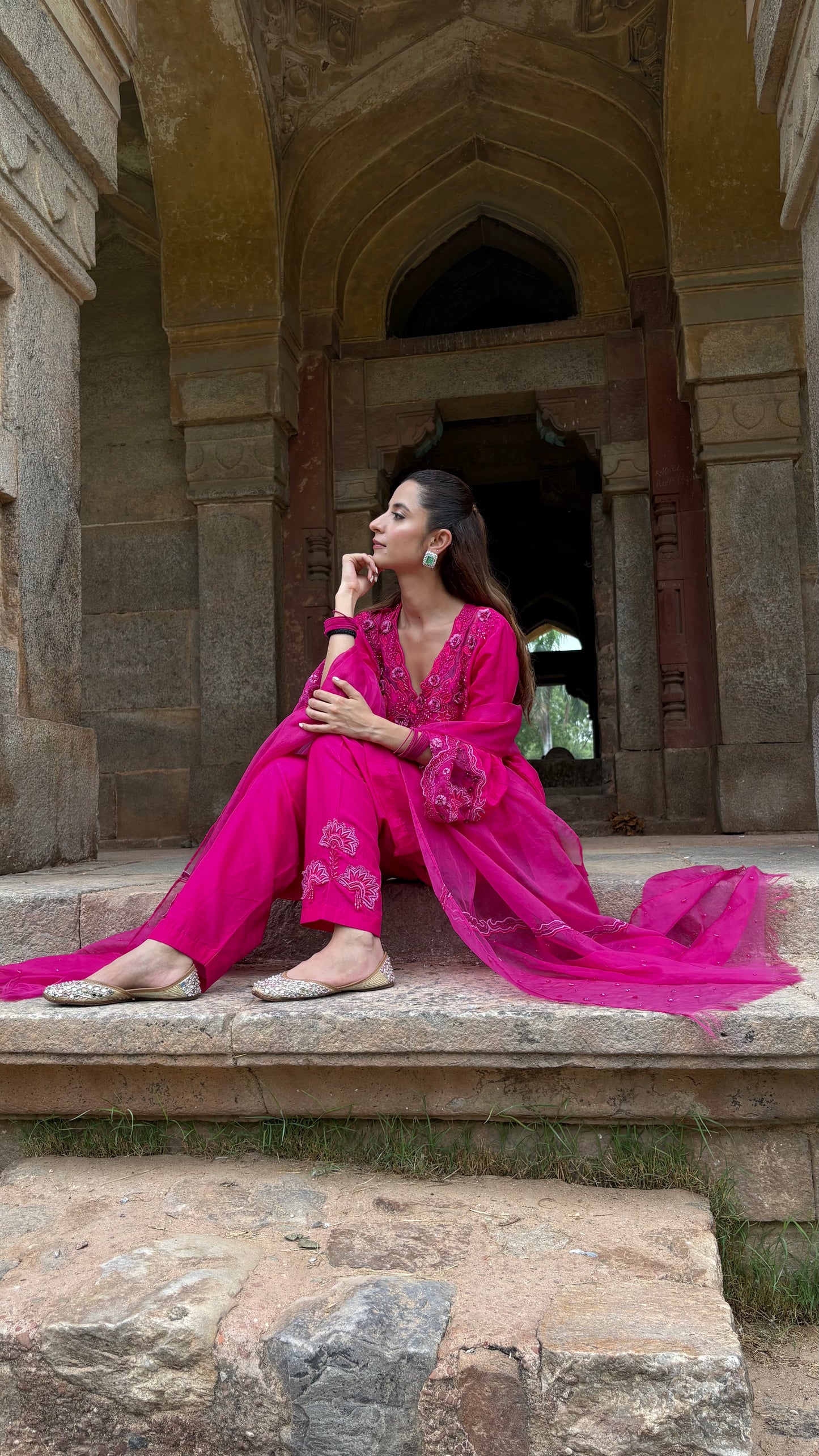 Gulaabo- Rani Pink Suit Set