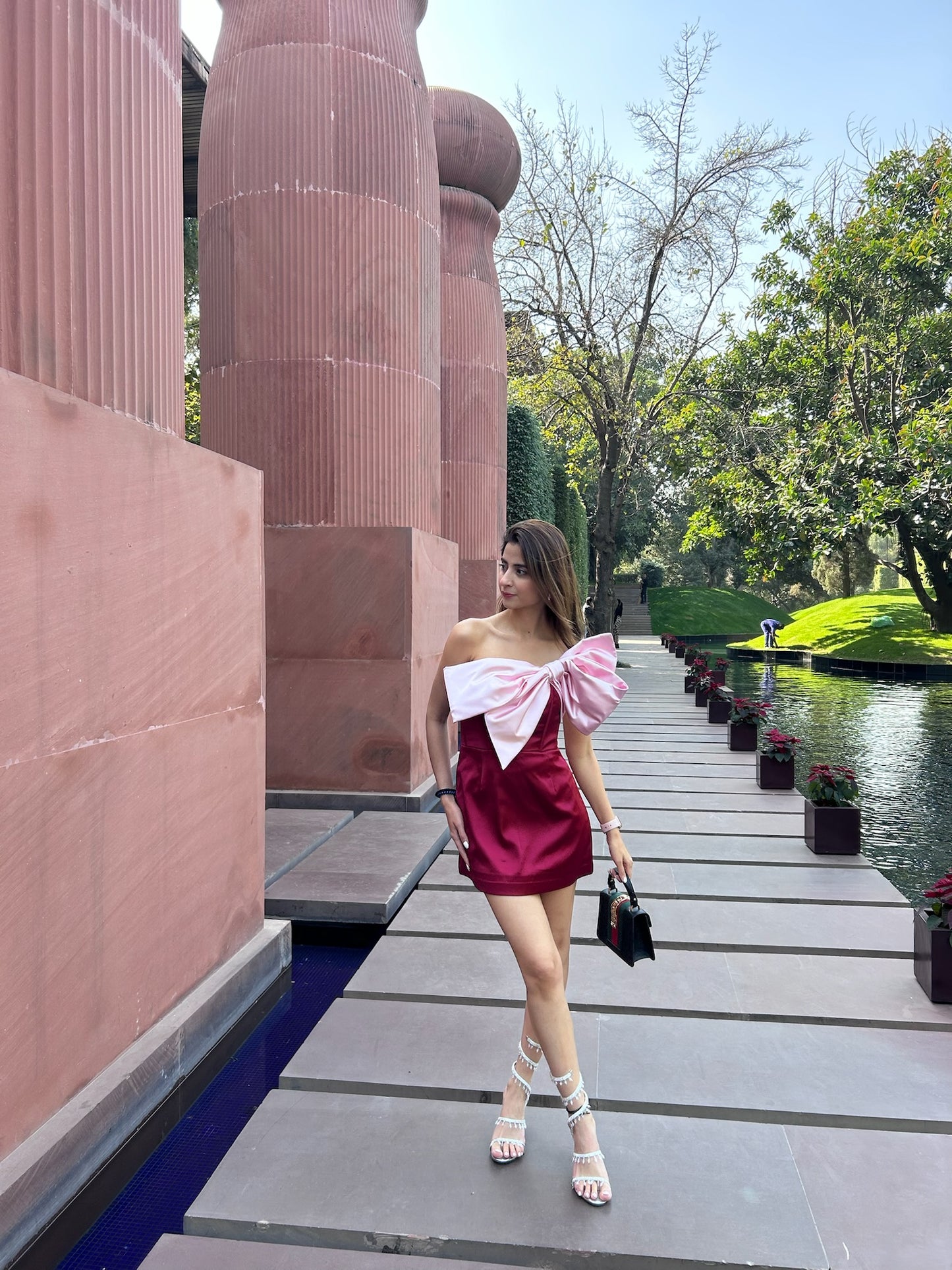 Scarlet bow dress