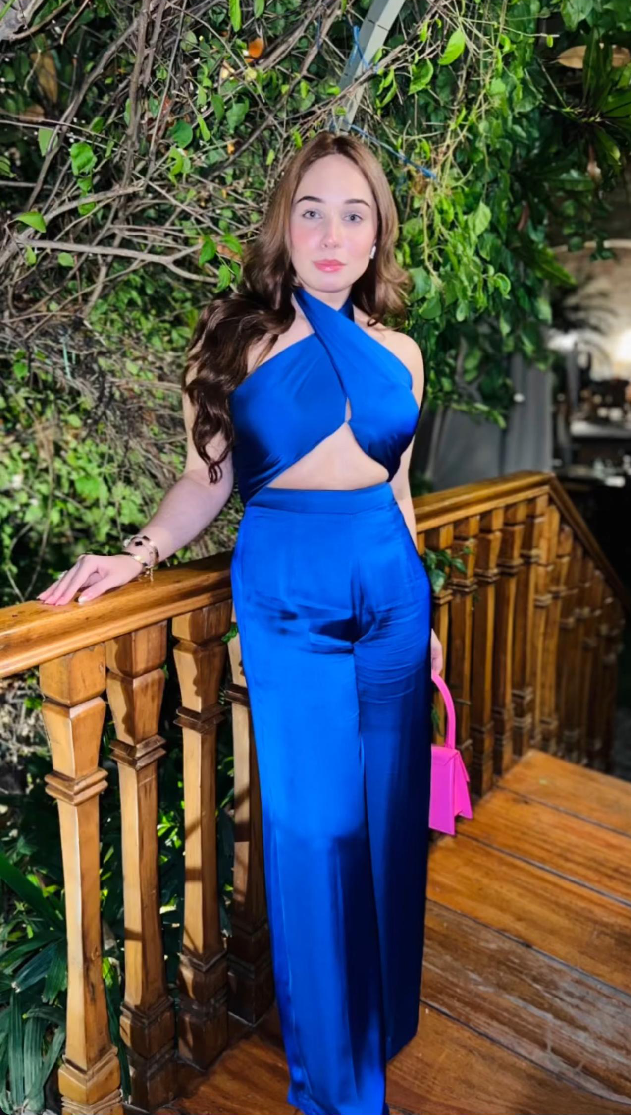 Azure Satin Chic