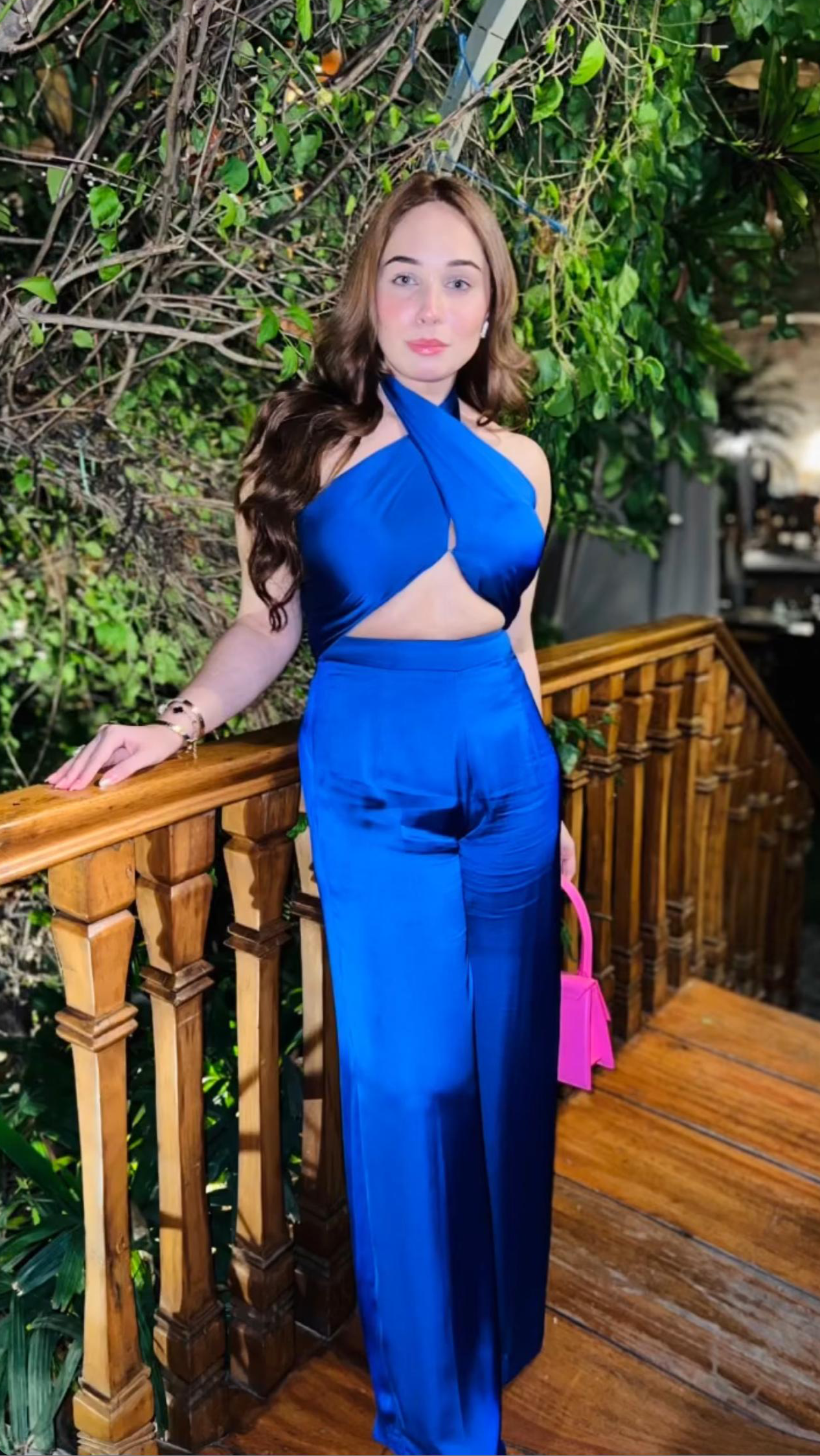 Azure Satin Chic CO-ORD