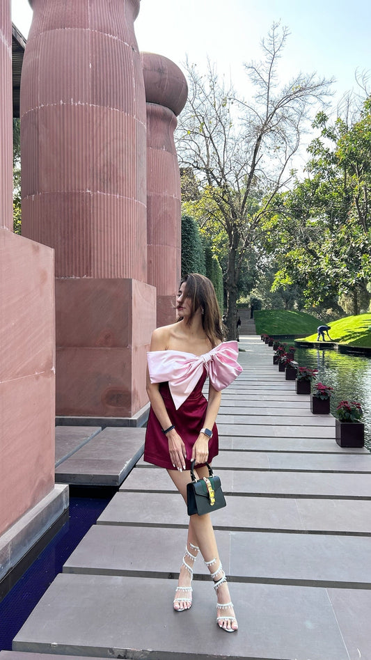Scarlet bow dress