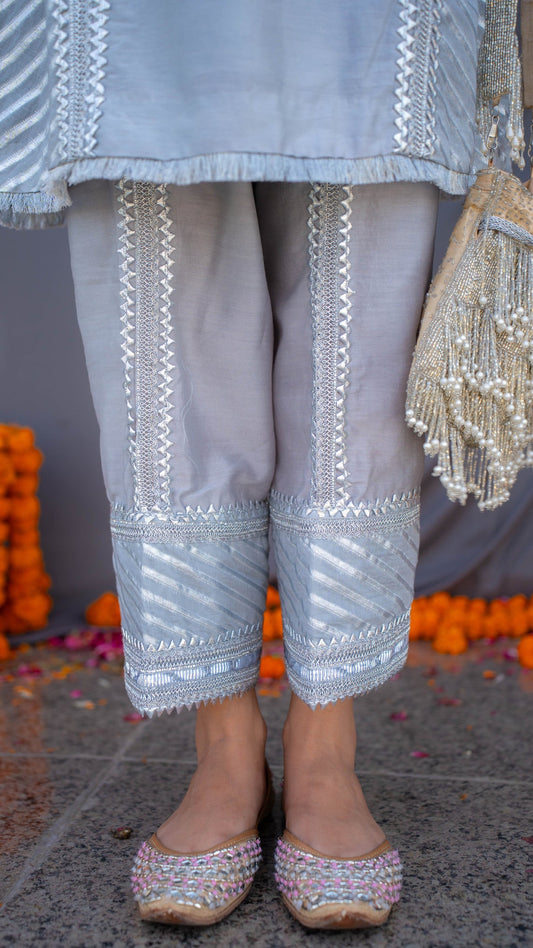 Silver choga set
