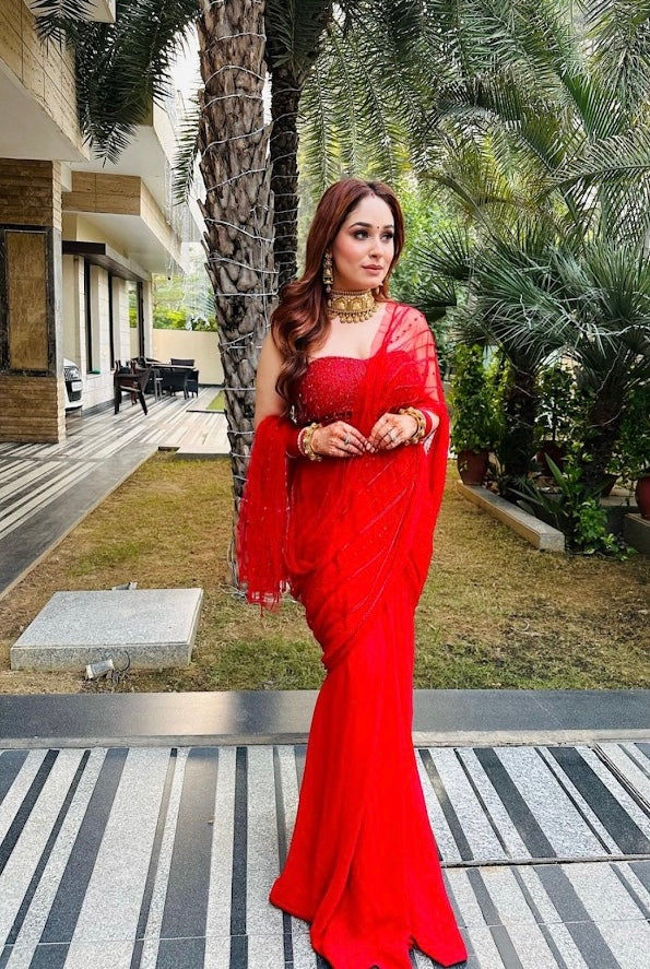Ravishing Red Drape