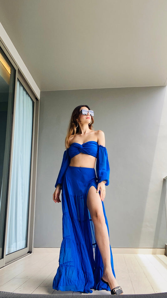 Ocean Breeze Georgette CO- ORD