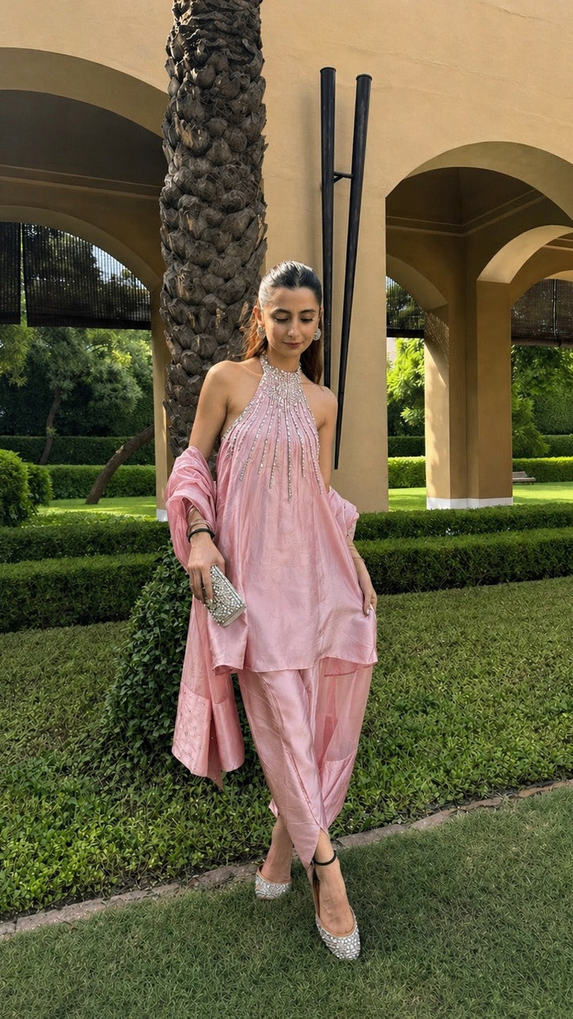 NEELAM – BLUSH PINK SUIT SET