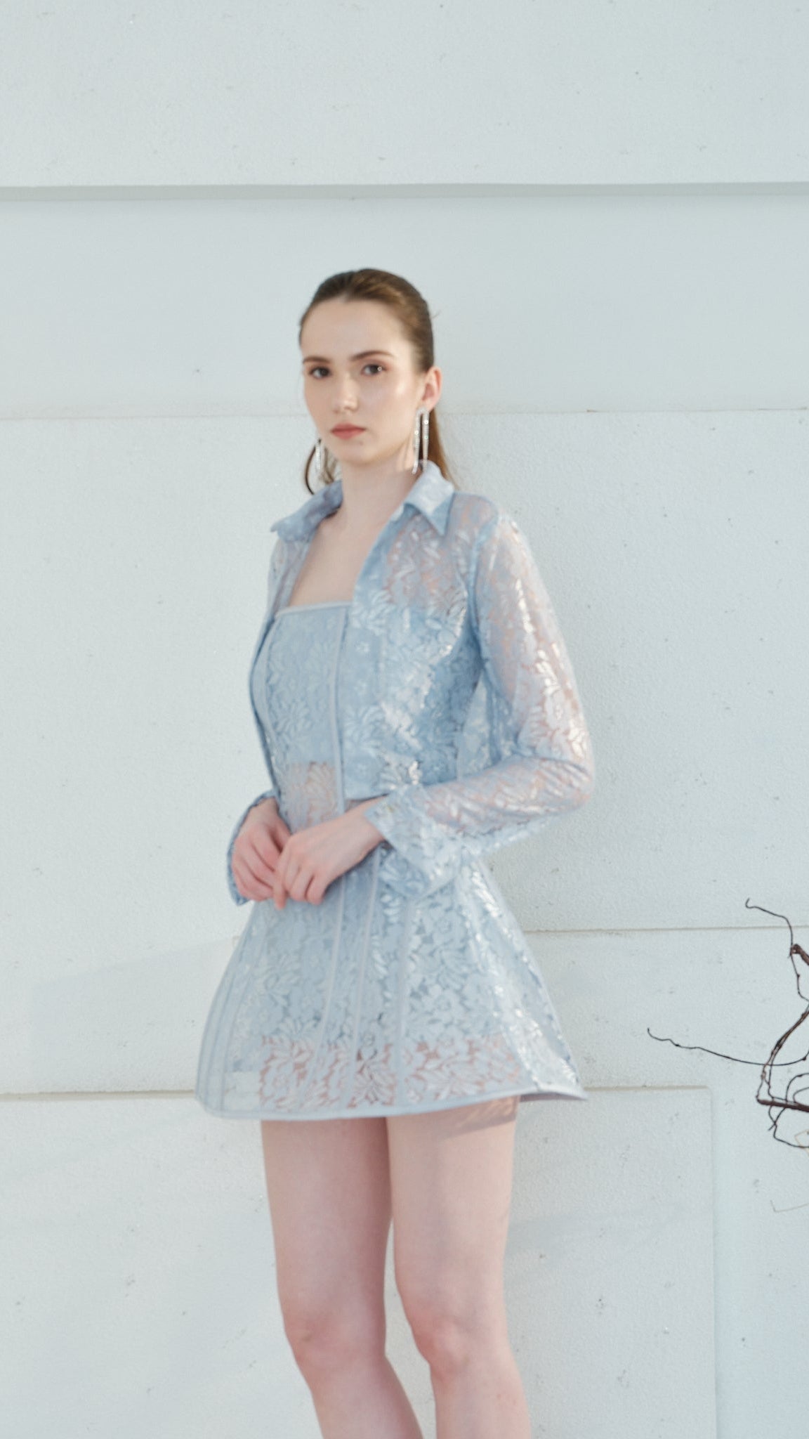 Lumiere Dress with Cropped Shirt
