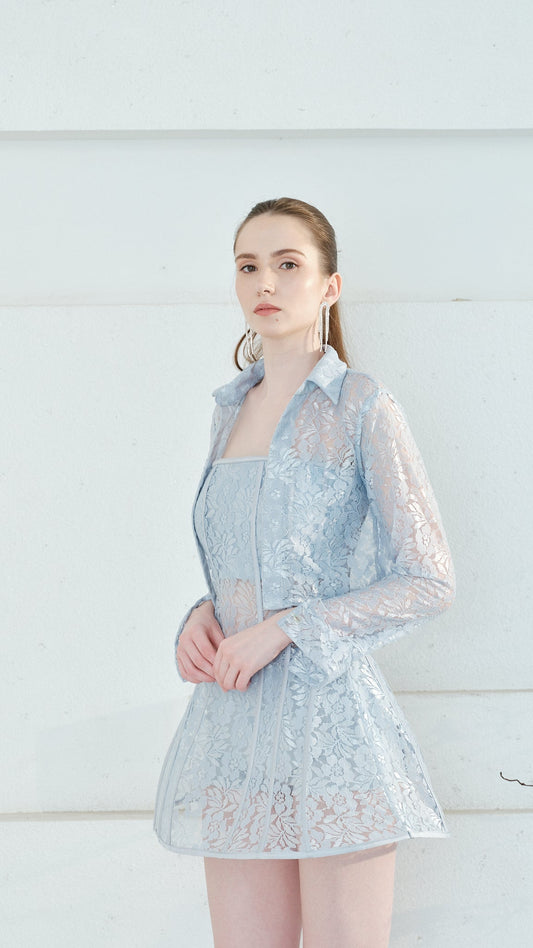Lumiere Dress with Cropped Shirt