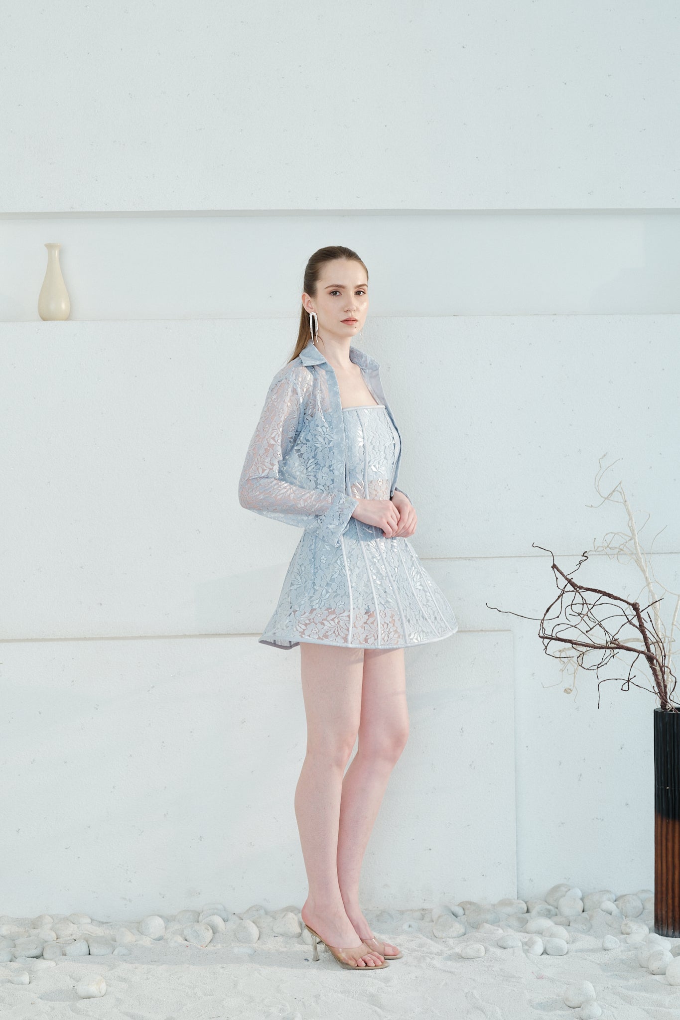 Lumiere Dress with Cropped Shirt
