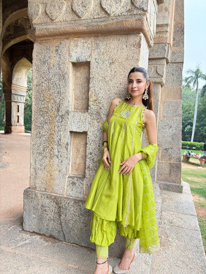 Mehr- Green Suit Set
