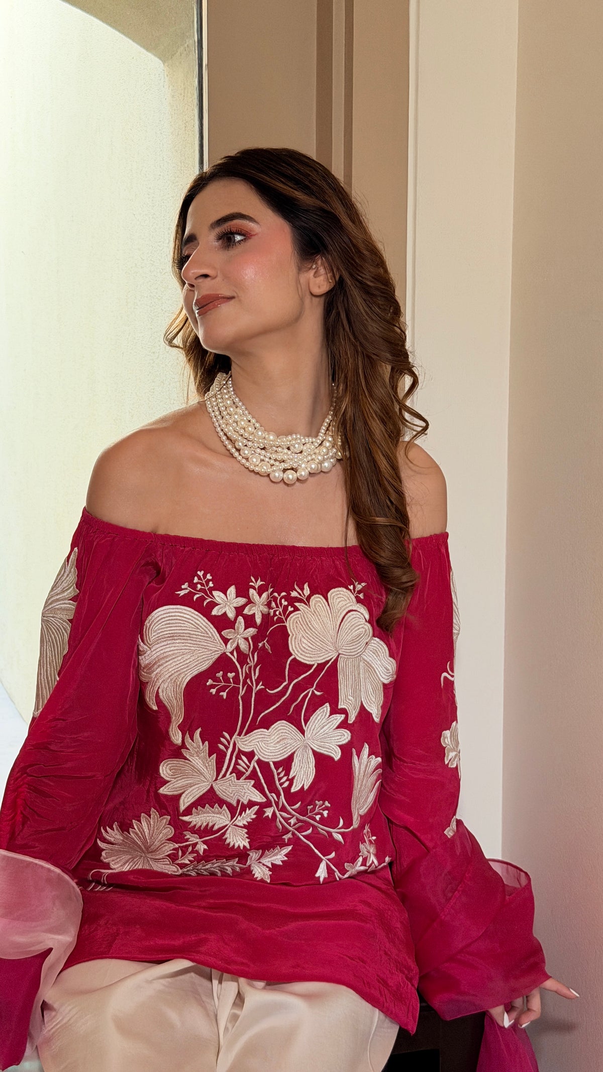 Gulnaar farshi suit set
