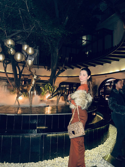 Sienna Ruched Maxi Dress