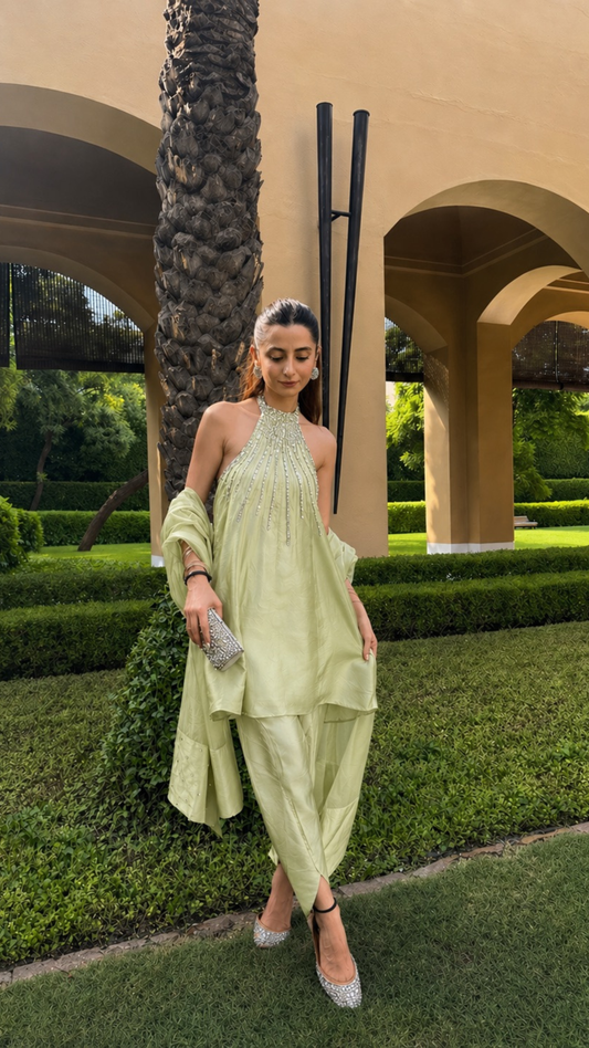 NEELAM – MINT GREEN SUIT SET