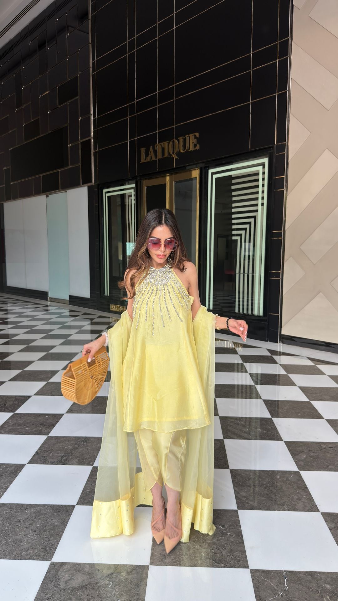 NEELAM – BUTTER YELLOW SUIT SET