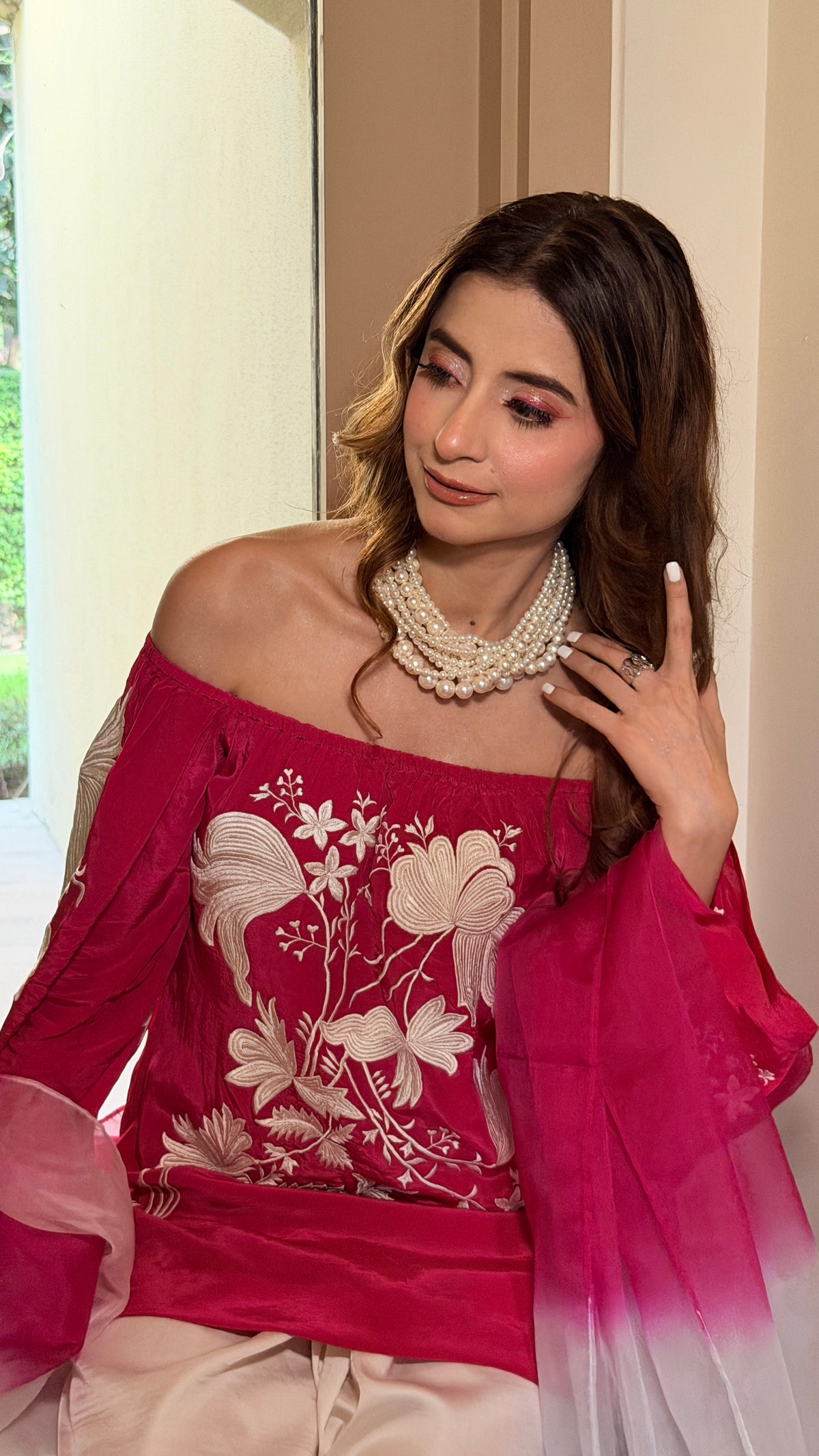 Gulnaar farshi suit set