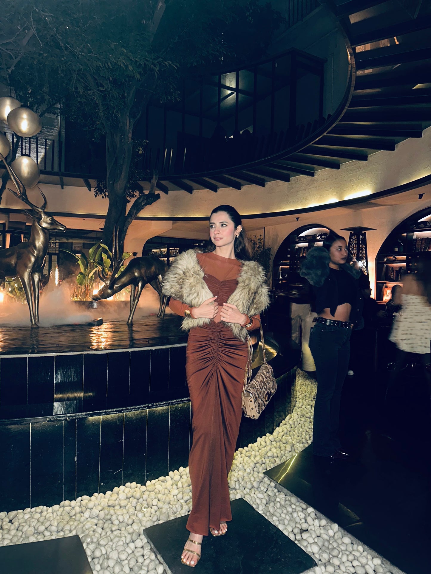 Sienna Ruched Maxi Dress