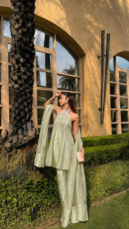 NEELAM – MINT GREEN SUIT SET