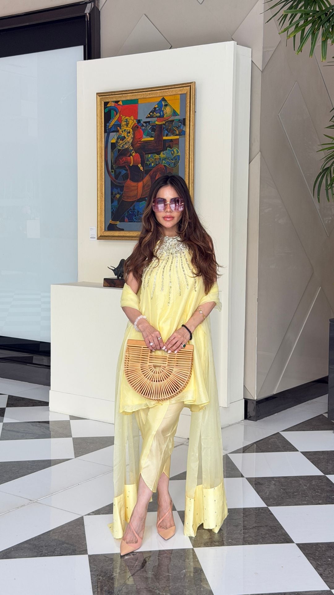 NEELAM – BUTTER YELLOW SUIT SET