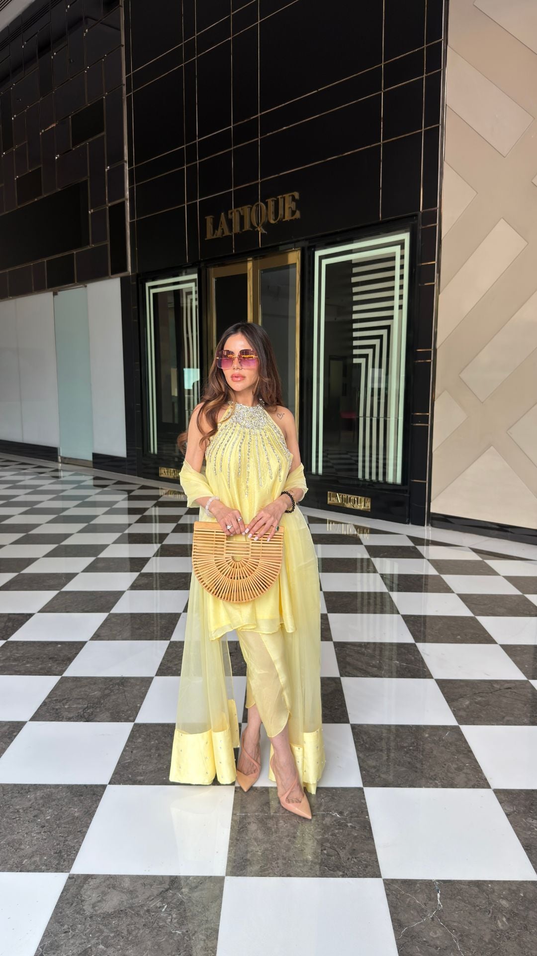 NEELAM – BUTTER YELLOW SUIT SET