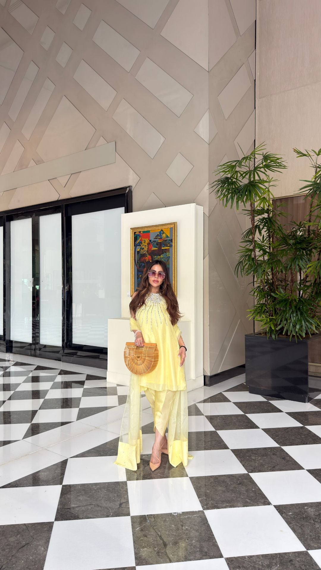 NEELAM – BUTTER YELLOW SUIT SET