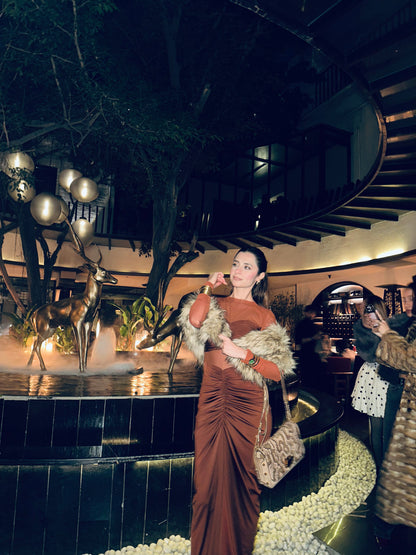 Sienna Ruched Maxi Dress