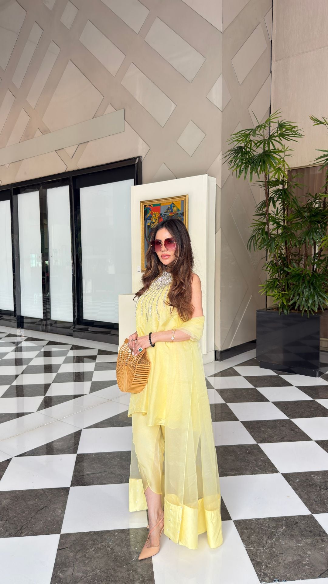 NEELAM – BUTTER YELLOW SUIT SET