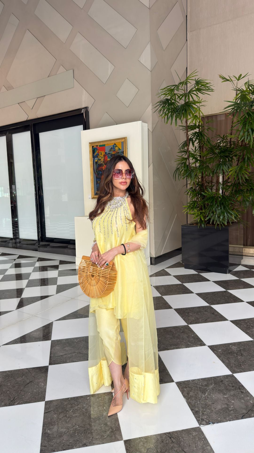 NEELAM – BUTTER YELLOW SUIT SET