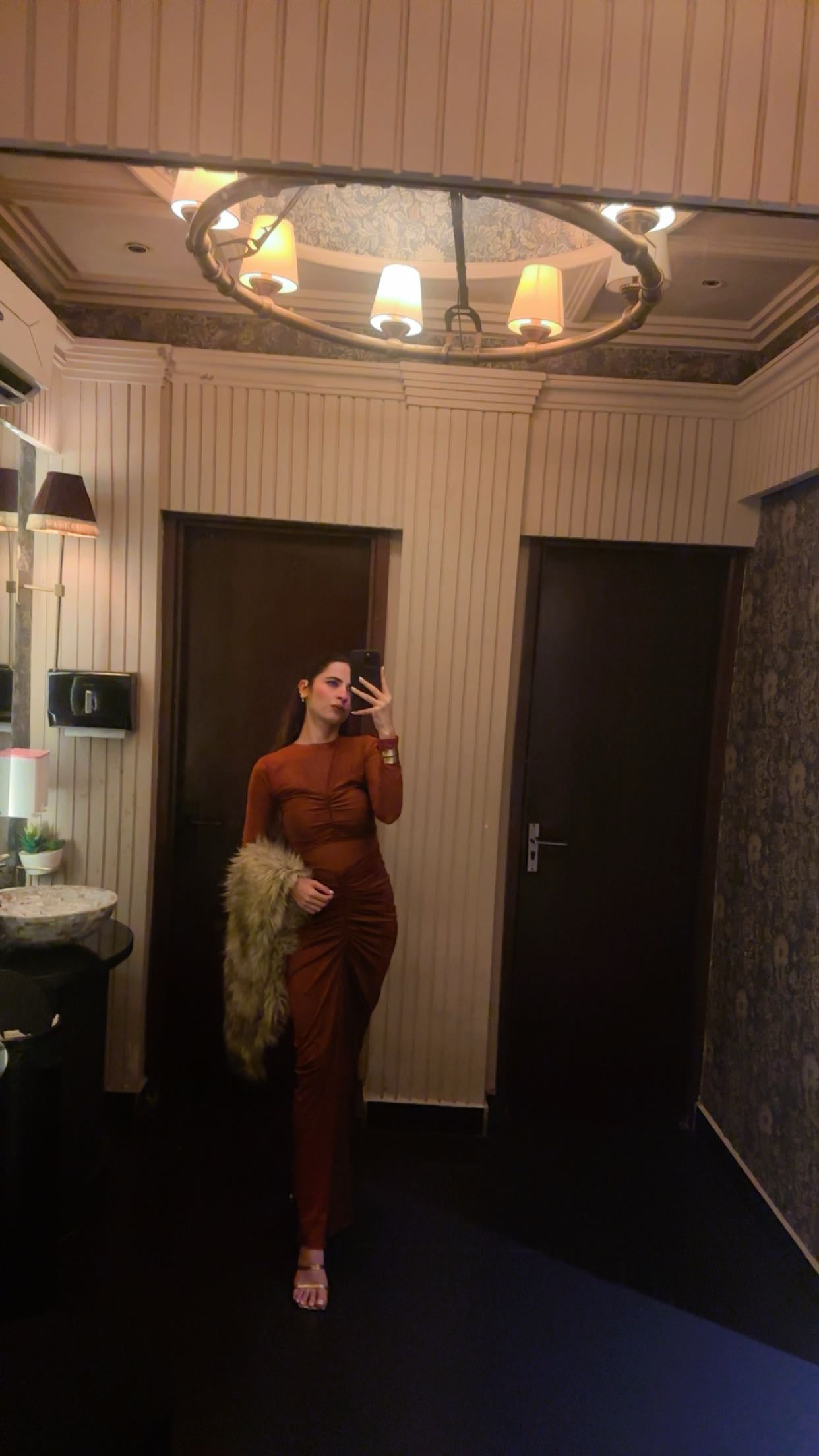 Sienna Ruched Maxi Dress