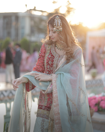 Noor e zardosi sharara set